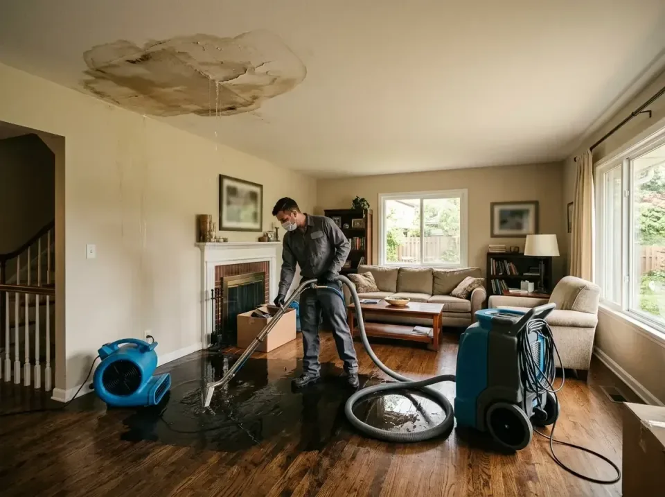 attic-pipe-burst-ceiling-drip-008 — frequently asked questions, Water Damage Restoration & Carpet Care in Dupont, PA